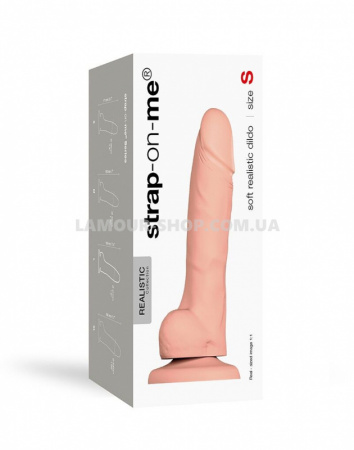 фото Фалоімітатор Strap-On-Me SOFT REALISTIC DILDO Vanilla - Size S
