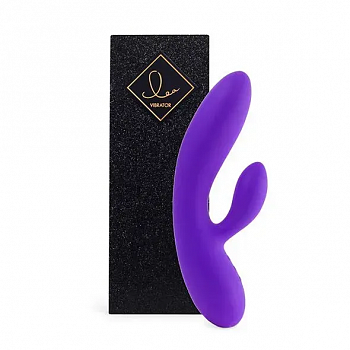 Вібратор кролик з двома моторами FeelzToys Lea Rabbit Vibrator Medium Purple