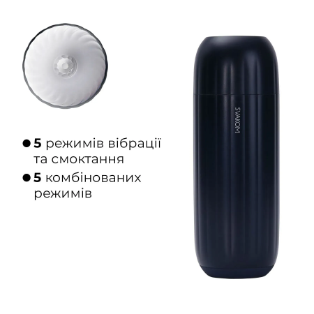 фото Смарт-мастурбатор з вібрацією та посмоктуванням Svakom Sam Neo 2