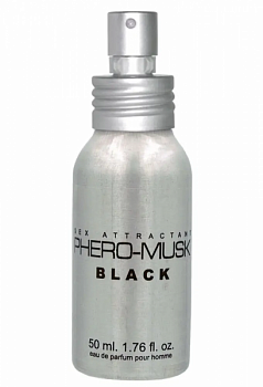 Парфуми з феромонами для чоловіків PHERO-MUSK BLACK, 50 мл