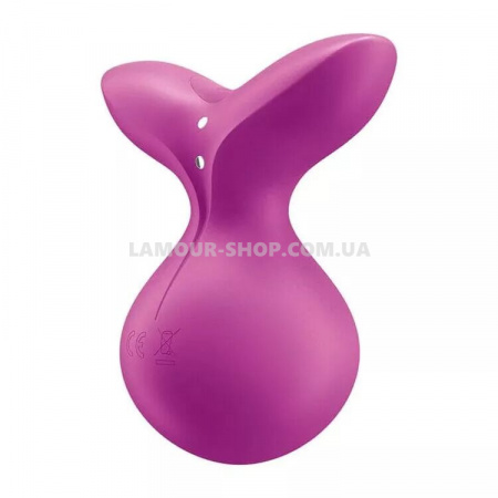 фото Мінівібромасажер Satisfyer Viva la Vulva 3 Violet