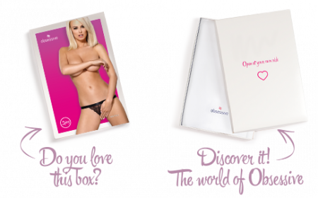 фото Мереживні танги з доступом Obsessive 828-THC-1 crotchless thong L/XL