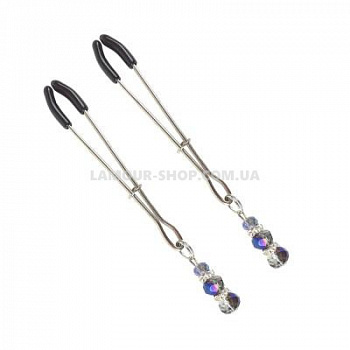 Зажимы для сосков Art of Sex - Nipple Clamps Lovely Blue