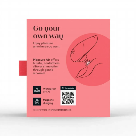 фото Вакуумний кліторальний стимулятор Womanizer Liberty 2 Vibrant Rose, 8 режимів