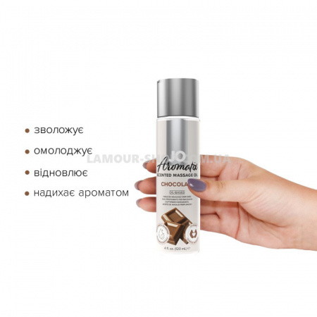 фото Масажна олія System JO Aromatix - Massage Oil - Chocolate 120 мл