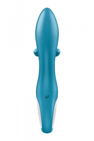 фото Вібратор-кролик із потрійним відростком Satisfyer Embrace me Turquoise