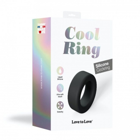 фото Ерекційне кільце широке Love To Love COOL RING - BLACK ONYX