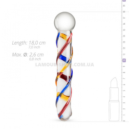 фото Скляний ділдо Gildo Glass Dildo No. 10