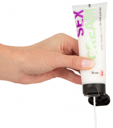фото Крем для інтимного масажу Just Play Sex Cream, 80 мл