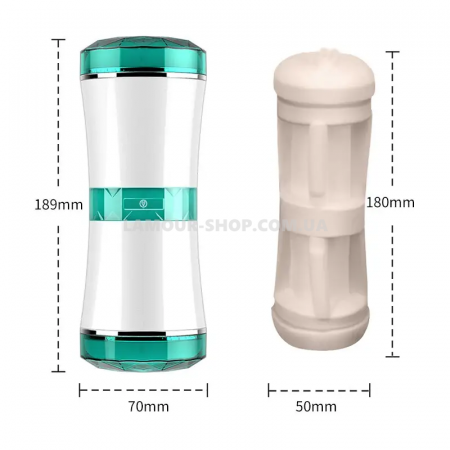 фото Мастурбатор с двумя входами FOX Masturbation Cup - Double Ends