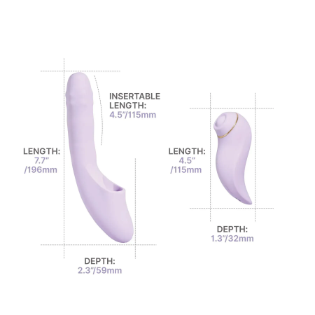 фото Смарт-вібратор 5в1 Svakom DuoGlow, пульсівний вібратор з намистинами