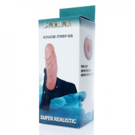 фото Страпон мужской BOSS - Damian Hollow Strap- on