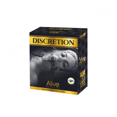 фото Повітропроникний кляп Alive Discretion Red