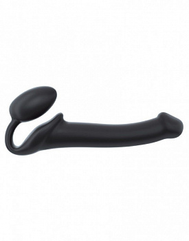 Страпон Strap-On-Me Black M, повністю регульований, діаметр 3,3 см