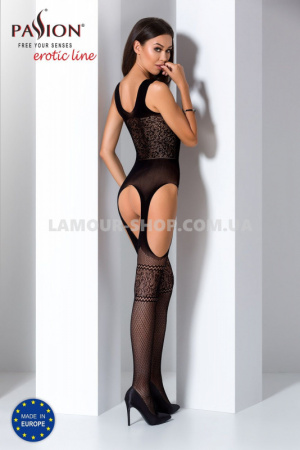 фото Бодистокинг Passion red, комбинезон, имитация чулок