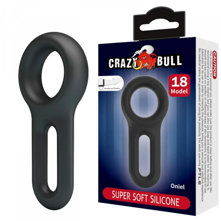 фото Ерекційне кільце Crazy Bull №18 - Oniel super soft silicone