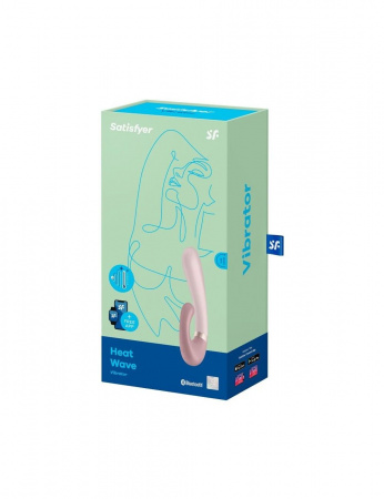 фото Смарт вібратор кролик із підігрівом Satisfyer Heat Wave Mauve
