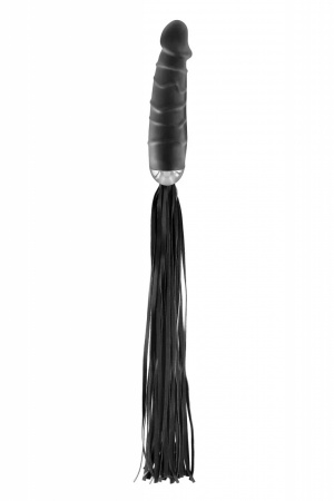 фото Флогер з ручкою-дилдо Fetish Tentation Whip with Dildo Handle