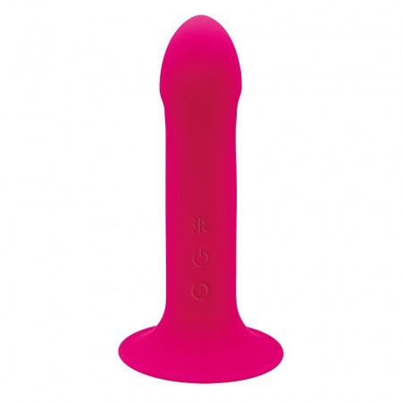 фото Ділдо з вібро Adrien Lastic Hitsens 2 Pink, підходить для страпону