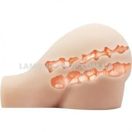 фото Мастурбатор з двома отворами і вібрацією "Crazy Bull"