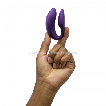 фото Смарт-вібратор для пар We-Vibe Chorus Purple, сенсорне керування 