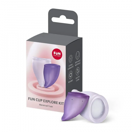 фото Набір чаш  Fun Factory FUN CUP EXPLORE KIT, 2 шт, Multicolored Violet