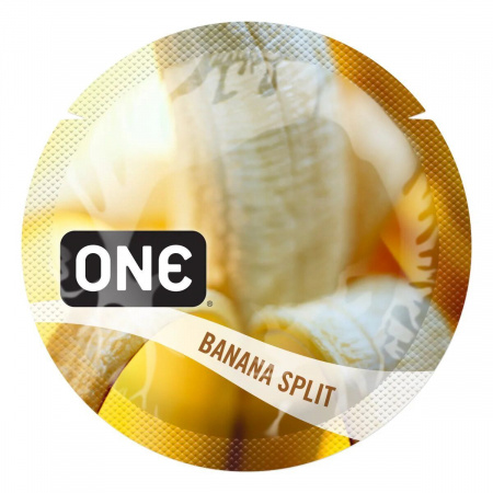 фото Презерватив ONE FlavorWaves 1 шт зі смаком Banana Split