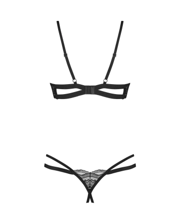 фото Комплект  Obsessive Nutris 2-pcs crotchless set M/L