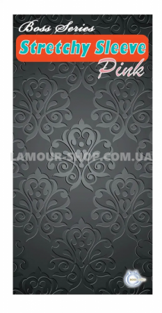фото Насадка стимулююча BOSS Stretchy Sleeve Pink