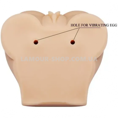 фото Мастурбатор з двома отворами і вібрацією "Crazy Bull"