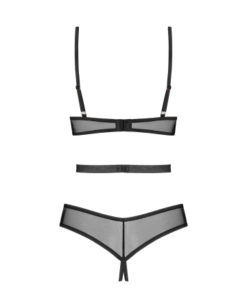 фото Боді Obsessive Euridia crotchless teddy M/L