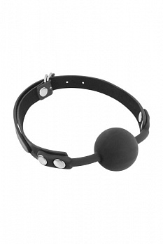 Кляп с силиконовым шариком Fetish Tentation Silicone Gag Ball Black