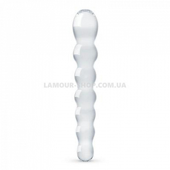 Стеклянный дилдо в виде бусин Gildo Glass Dildo No. 19