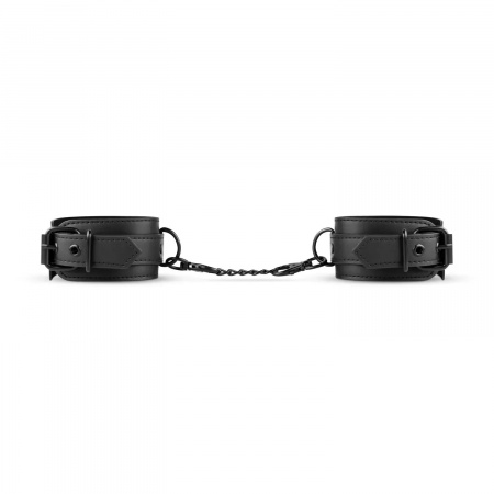 фото Наручники Bedroom Fantasies: Faux Leather Handcuffs One Size, чорні