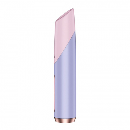 фото Вакуумний стимулятор Satisfyer Bold Kiss Violet, технологія 3D Air Pulse, 30