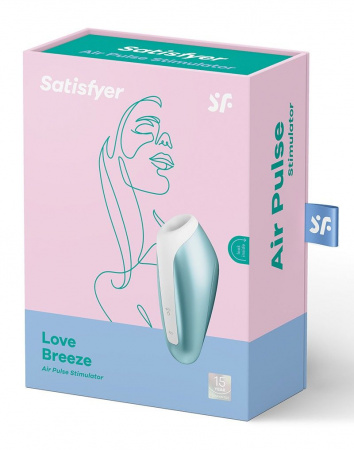 фото Мініатюрний вакуумний стимулятор Satisfyer Love Breeze Ice Blue