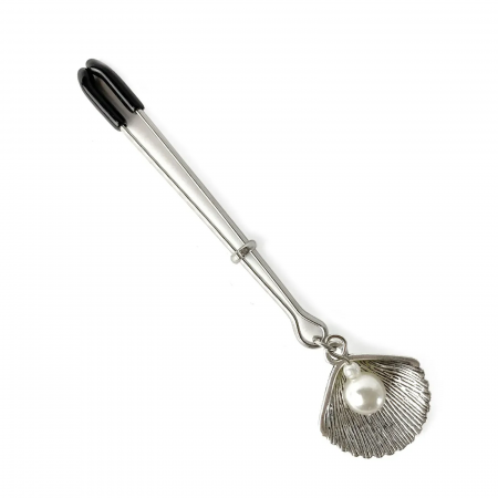 фото Затискач для клітора Art of Sex - Clit Clamp Silver Pearl