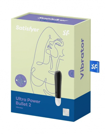 фото Вібропуля перезаряджаєма Satisfyer Ultra Power Bullet 2 Black