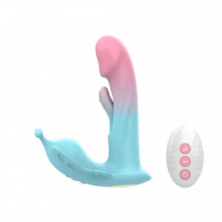 фото Вібратор Loviss Becky Trigger Panty Vibrator, носимий, вібрація + манливий рух, пульт