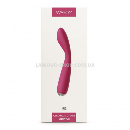 фото Вібратор Svakom Iris Plum Red
