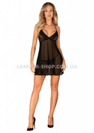 фото Пеньюар та трусики Obsessive Latinesa babydoll & thong M/L
