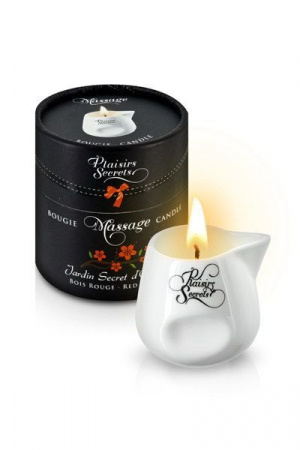 фото Массажная свеча Plaisirs Secrets Red Wood (80 мл) 