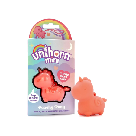 фото Вібратор-мінієдиноріжка Unihorn Mini – Peachy Pony