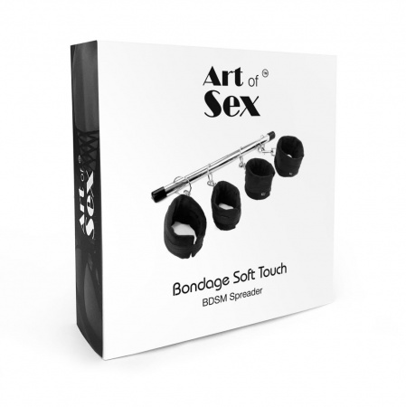 фото Колодка-розпірка для рук та ніг Art of Sex – Bondage Spreader, чорний