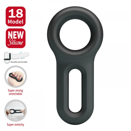 фото Ерекційне кільце Crazy Bull №18 - Oniel super soft silicone