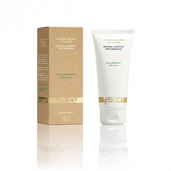 Змазка  на водній основі YESforLOV NATURAL LUBRICANT WITH SEAWEED 100 мл