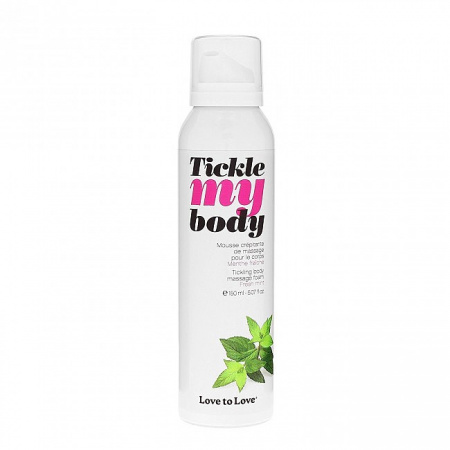 фото Масажна піна Love To Love TICKLE MY BODY Fresh Mint (150 мл) зволожувальна