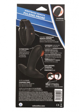 фото Анальний вибратор Wristband Remote Pulsing Probe