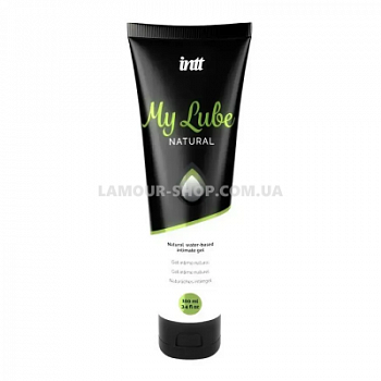Лубрикант на водній основі Intt My Lube Natural, 100 мл, натуральний склад, без запах