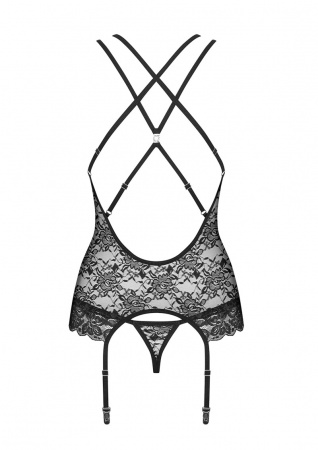 фото Корсет Underwire Teddy Black S/M